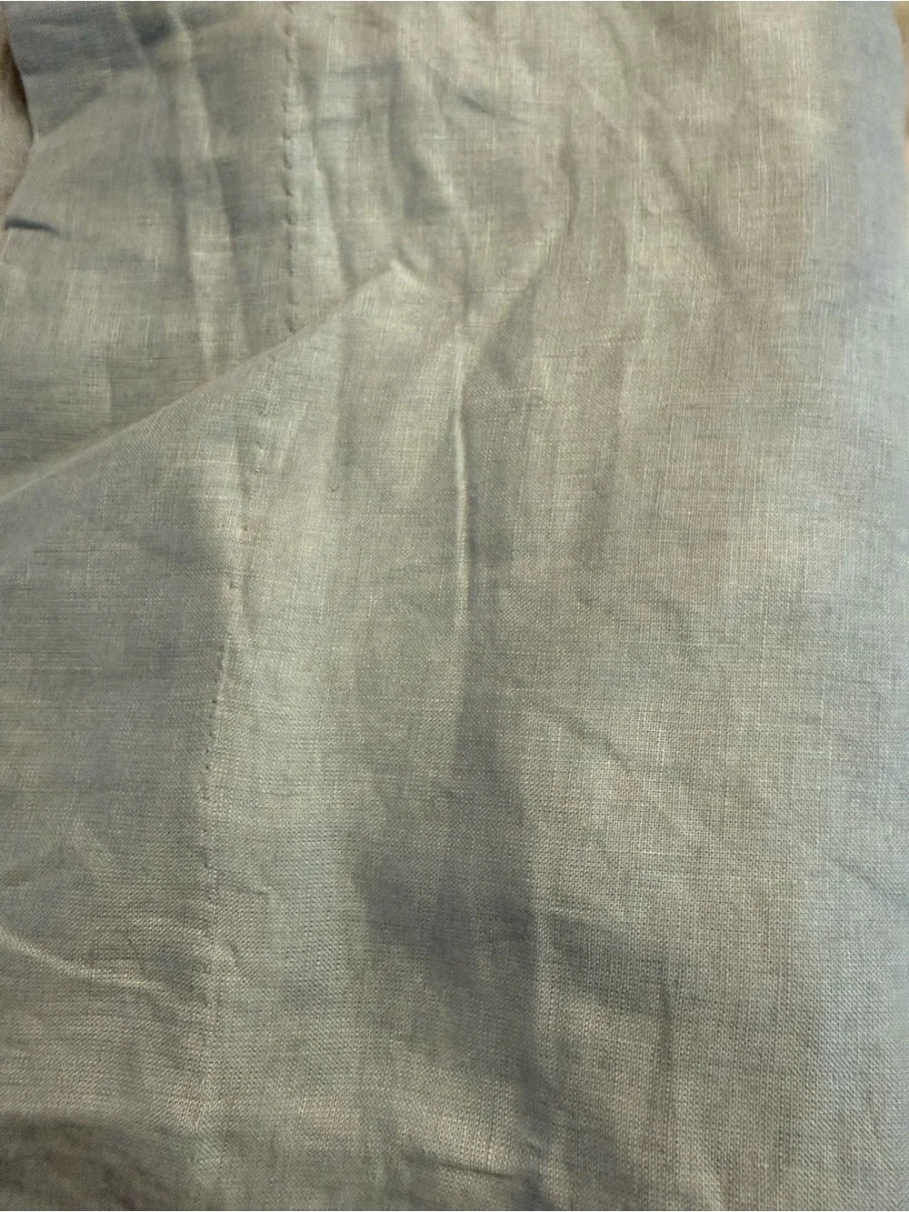 NWOT Quince 96x120 Light Blue Linen Blackout Drapery Panel - Retail $174